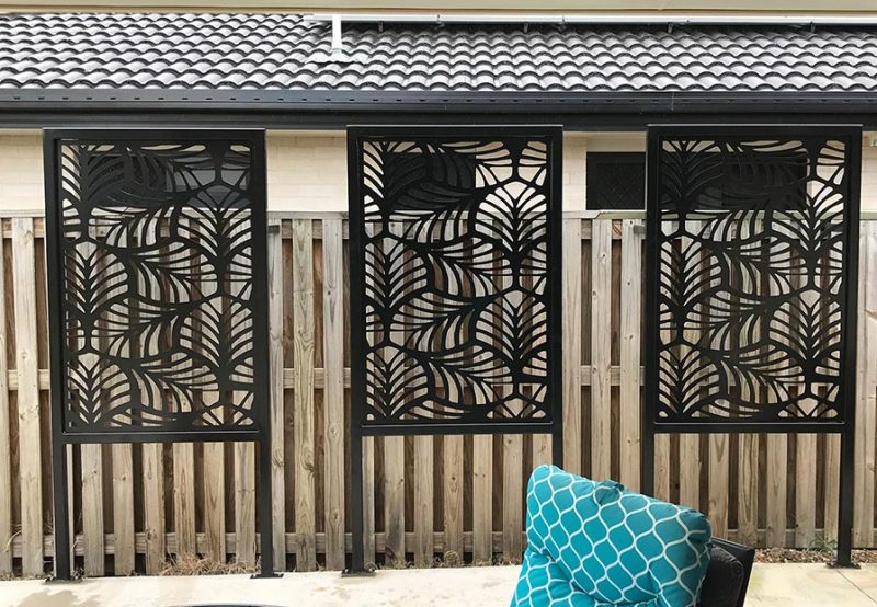 Decorative Panels on Fence - Habitat Screens